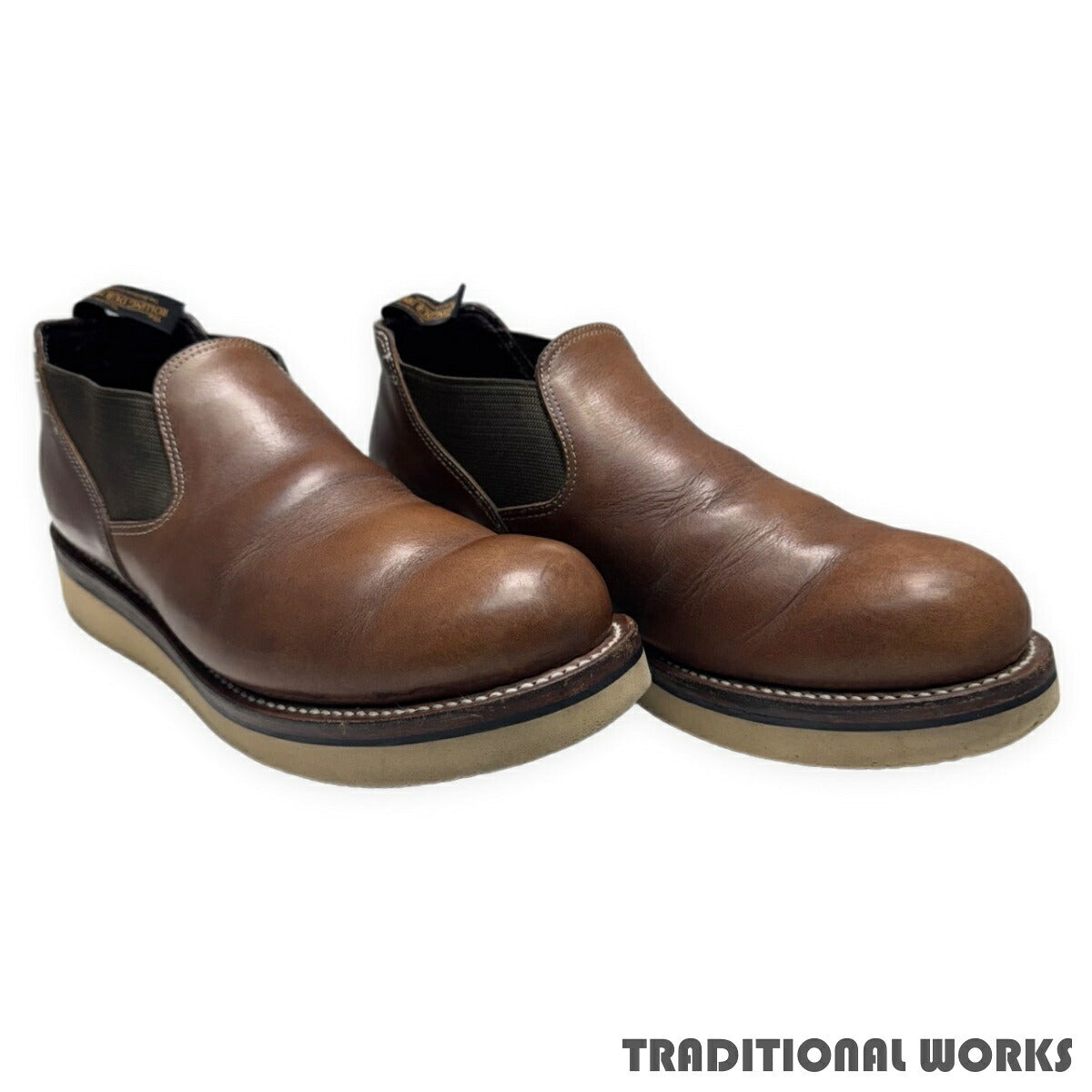 ROLLING DUB TRIO SLOTH Chromexcel Leather Boots Brown Size 9