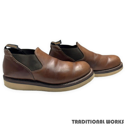 ROLLING DUB TRIO SLOTH Chromexcel Leather Boots Brown Size 9
