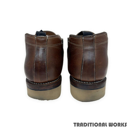 ROLLING DUB TRIO SLOTH Chromexcel Leather Boots Brown Size 9