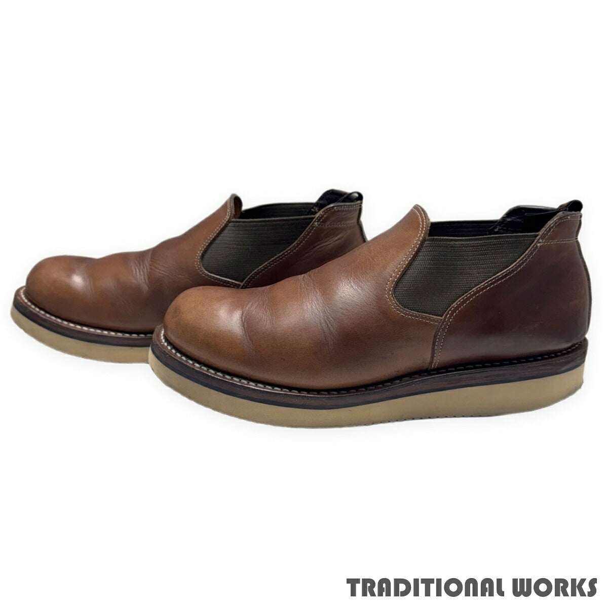 ROLLING DUB TRIO SLOTH Chromexcel Leather Boots Brown Size 9