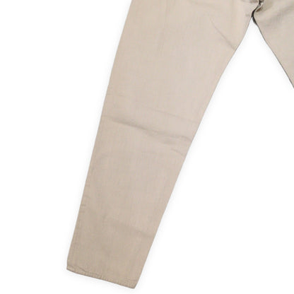 EVISU Lot.2020 Button Fly Cotton Pants Beige Size 34