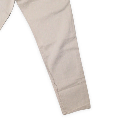 EVISU Lot.2020 Button Fly Cotton Pants Beige Size 34