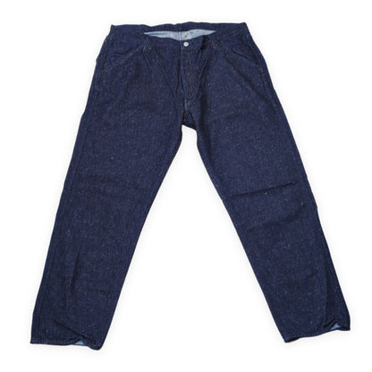 EVISU Lot.5501 Cotton Silk Nep Denim Indigo Blue Size 42