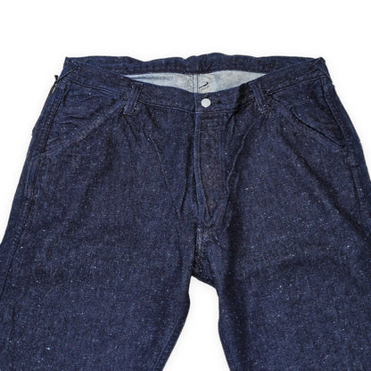 EVISU Lot.5501 Cotton Silk Nep Denim Indigo Blue Size 42