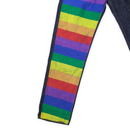 EVISU 2000T Rainbow Selvedge Straight Jeans Size 36