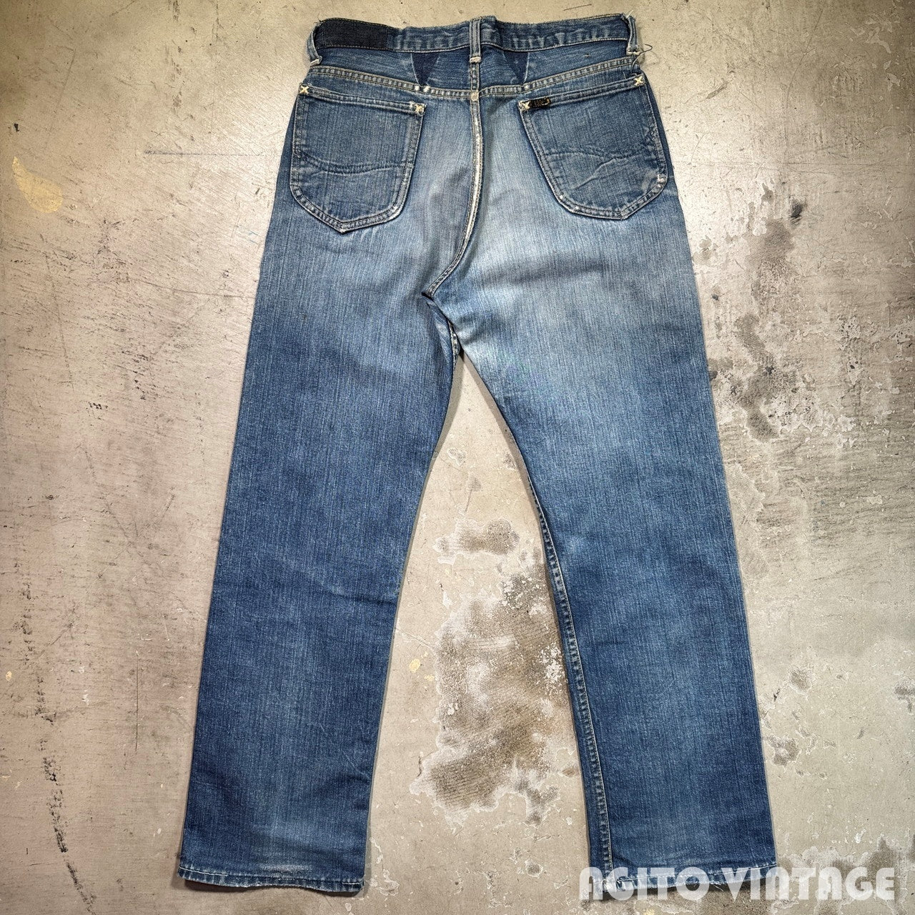 Lee RIDERS 50s 101Z Selvedge Denim Jeans Blue Size W31