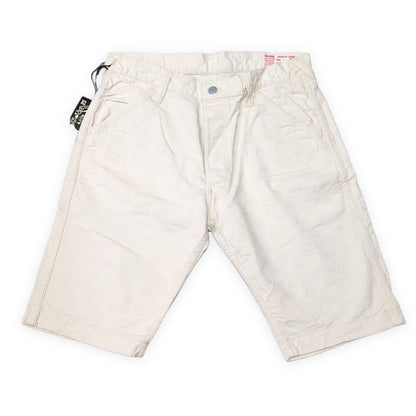 EVISU Monogram Jacquard White Shorts Size 34