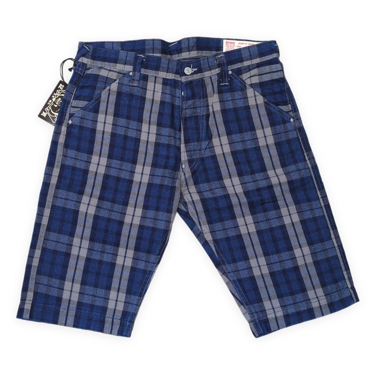 EVISU yamane 7550 Plaid Cotton Shorts Size 34