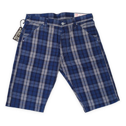 EVISU yamane 7550 Plaid Cotton Shorts Size 34