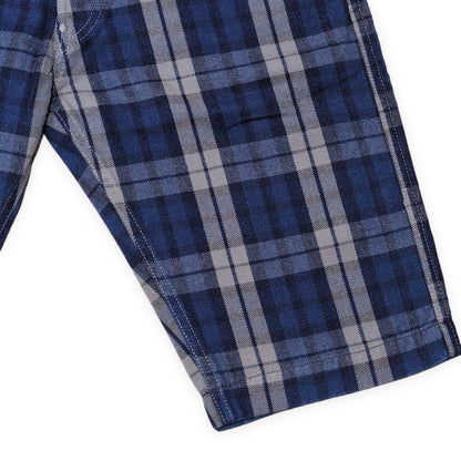 EVISU yamane 7550 Plaid Cotton Shorts Size 34