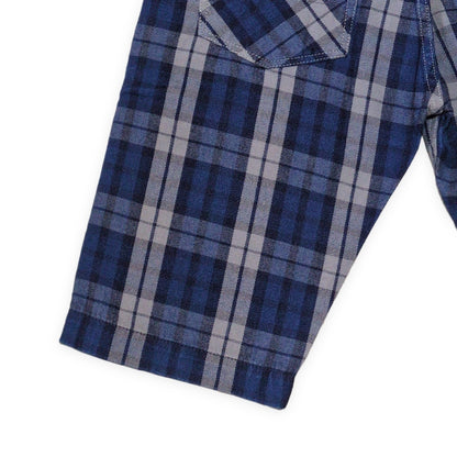 EVISU yamane 7550 Plaid Cotton Shorts Size 34