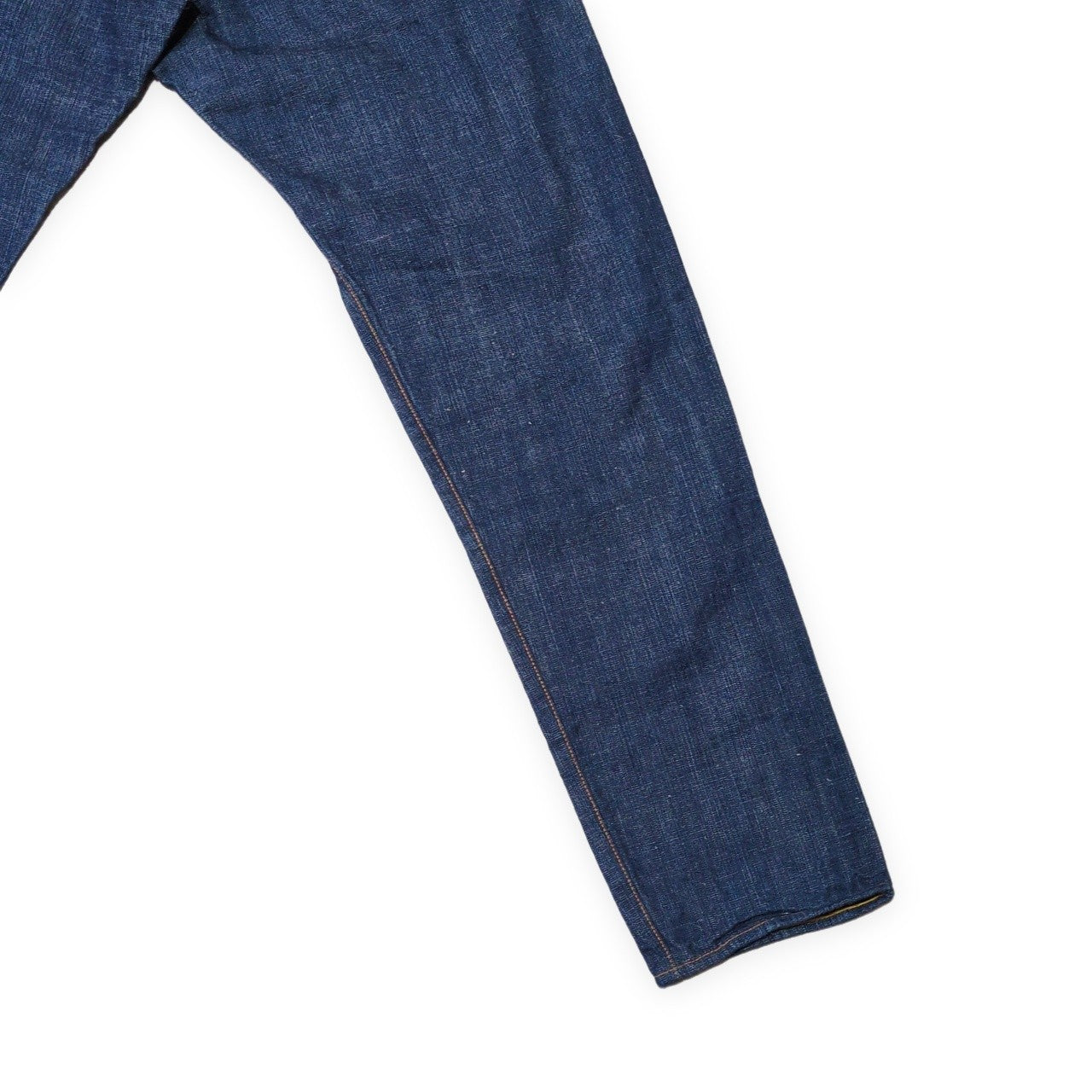 EVISU Lot.2111 Credit Leather Patch Cinch Jeans Blue Size 35