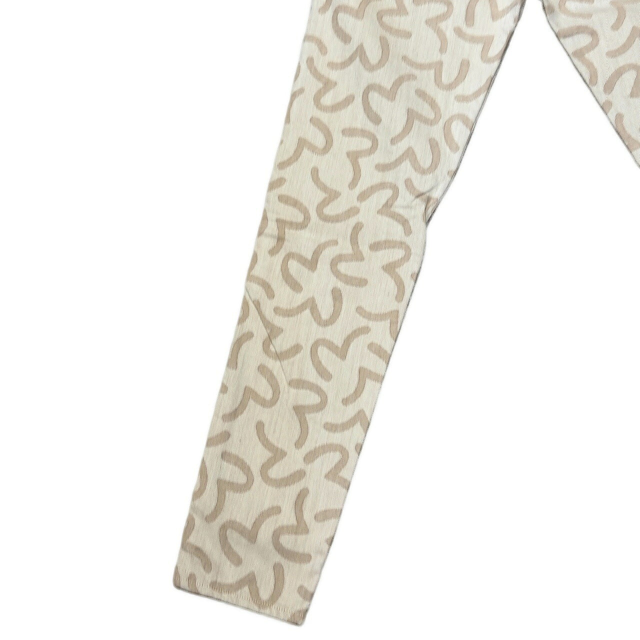 EVISU 5500 Seagull Jacquard Denim Jeans Beige Size 30