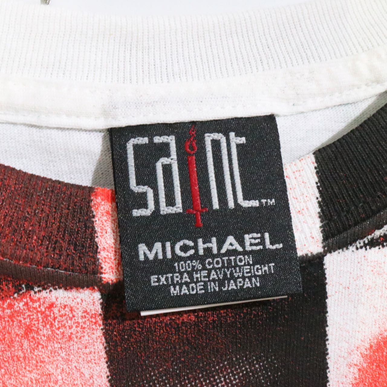 SAINT MICHAEL 22SS Cali Thornhill Paint T-Shirt Size L/XL