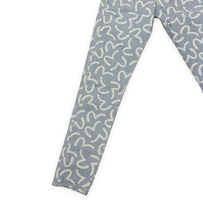 EVISU 5500 Jacquard Seagull All-Over Pattern Jeans Size 28