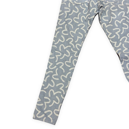 EVISU 5500 Jacquard Seagull All-Over Pattern Jeans Size 28