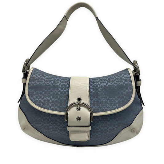 COACH Soho Mini Signature One Blue Multi Shoulder Bag Size ONE SIZE