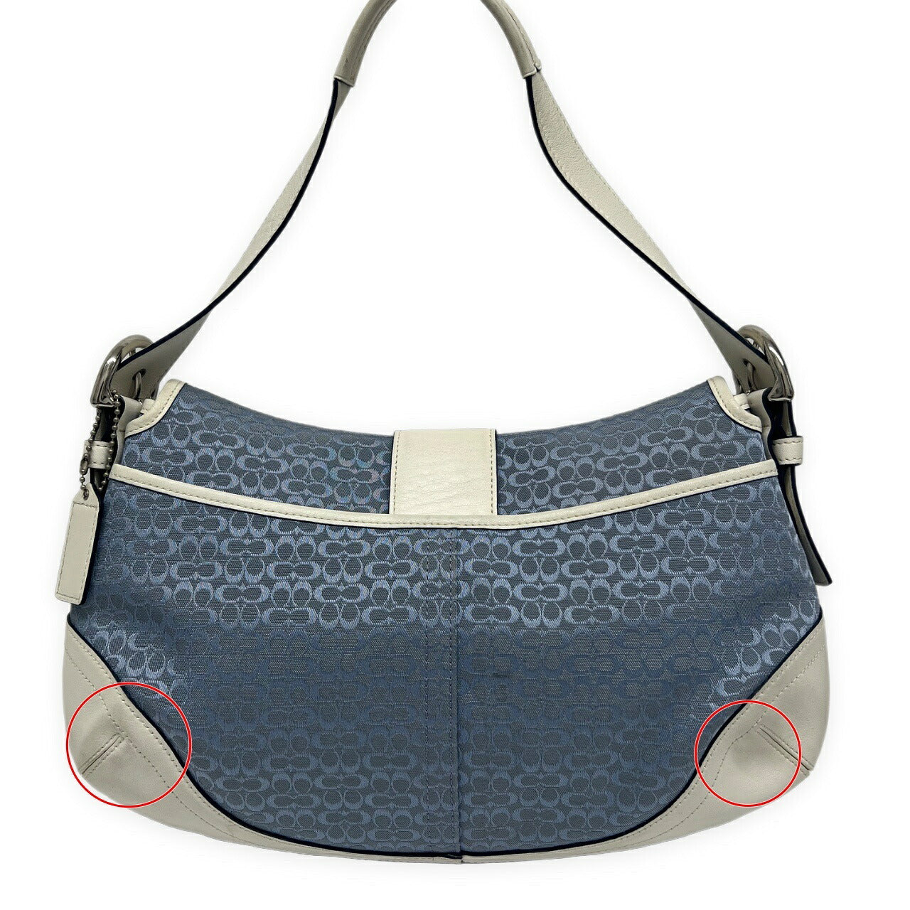 COACH Soho Mini Signature One Blue Multi Shoulder Bag Size ONE SIZE