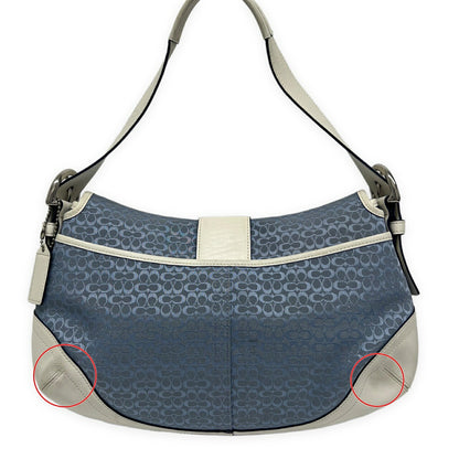COACH Soho Mini Signature One Blue Multi Shoulder Bag Size ONE SIZE