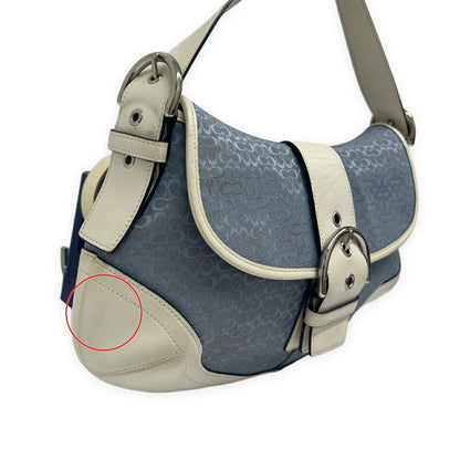 COACH Soho Mini Signature One Blue Multi Shoulder Bag Size ONE SIZE