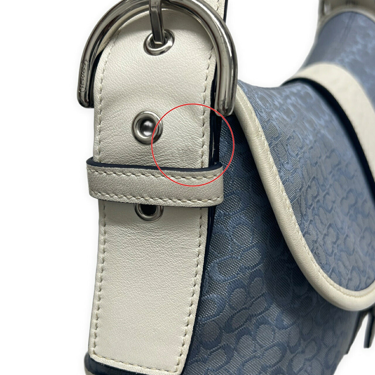 COACH Soho Mini Signature One Blue Multi Shoulder Bag Size ONE SIZE