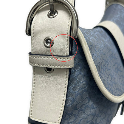 COACH Soho Mini Signature One Blue Multi Shoulder Bag Size ONE SIZE