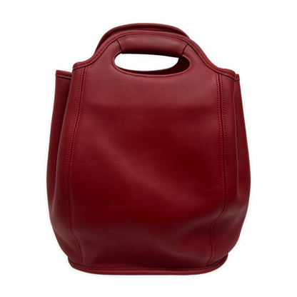 COACH Vintage Red Glovetanned Leather 2-Way Bag Blazer
