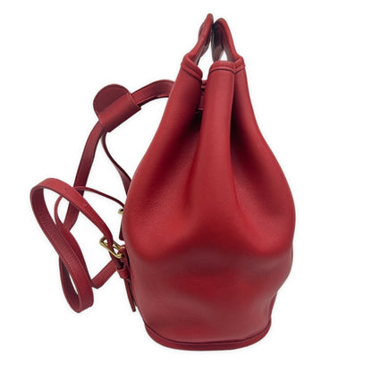 COACH Vintage Red Glovetanned Leather 2-Way Bag Blazer