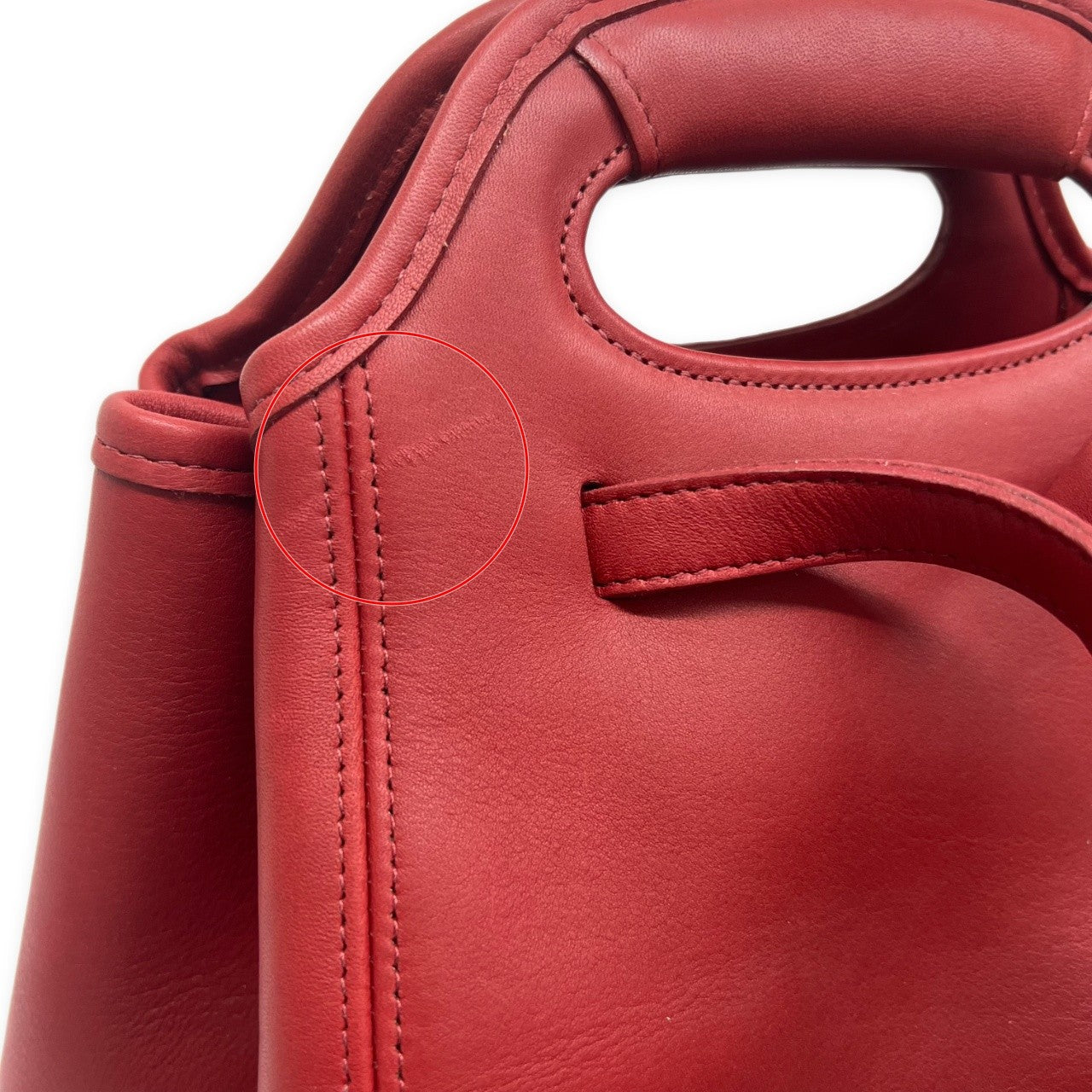COACH Vintage Red Glovetanned Leather 2-Way Bag Blazer