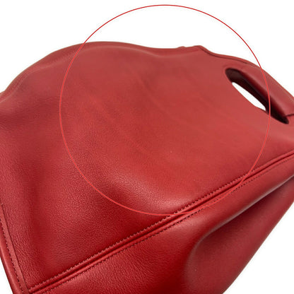 COACH Vintage Red Glovetanned Leather 2-Way Bag Blazer