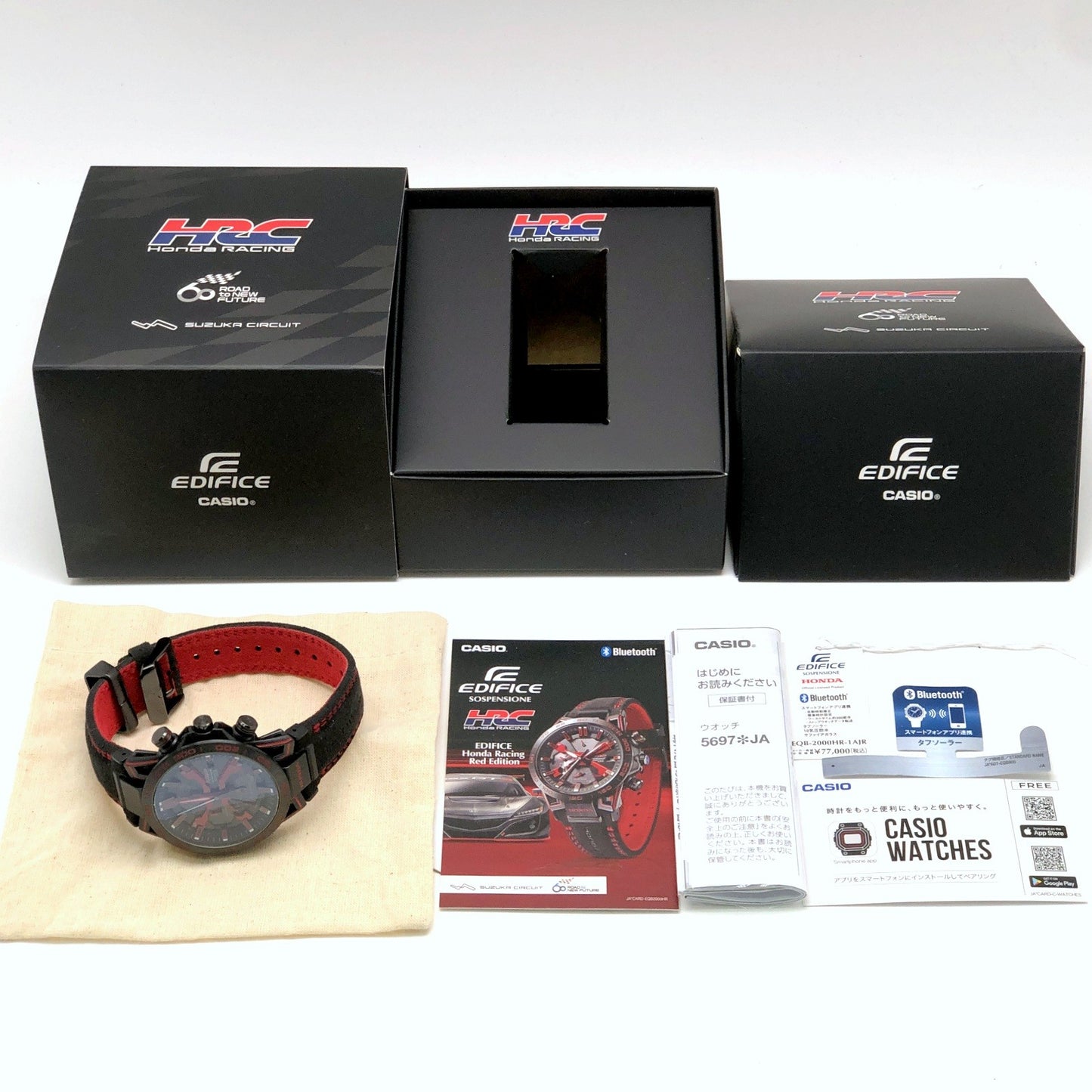 CASIO EDIFICE Honda Racing Solar Link Watch Size ONE SIZE
