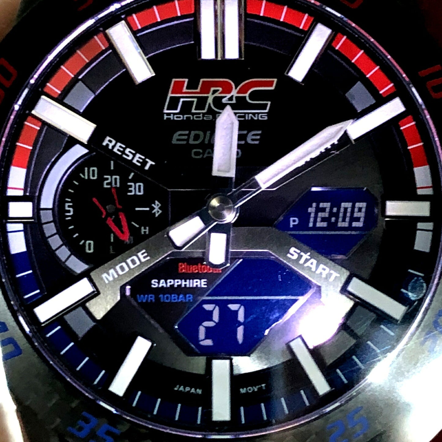 CASIO Edifice Honda Racing Tough Watch Black Size ONE SIZE
