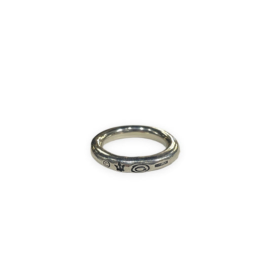 GABORATORY Trident G Stamp O-Ring Silver Ring Size US 8.5