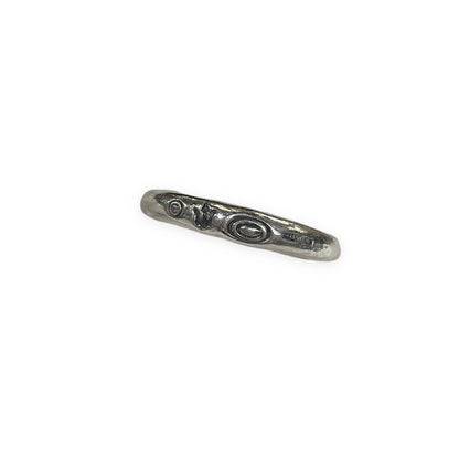 GABORATORY Trident G Stamp O-Ring Silver Ring Size 18