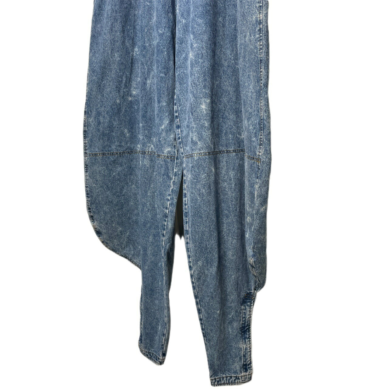 BODYSONG DOKAPAN Chemical Wash Denim Jodhpurs Blue Size M