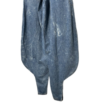 BODYSONG DOKAPAN Chemical Wash Denim Jodhpurs Blue Size M