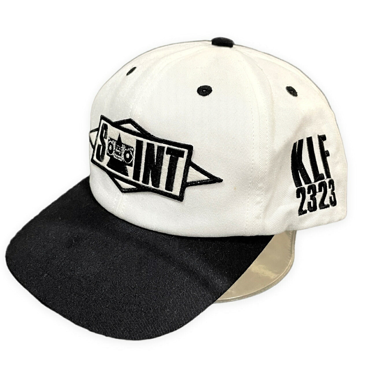 SAINT MICHAEL 25AW Embroidered Cap White Size ONE SIZE