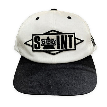 SAINT MICHAEL 25AW Embroidered Cap White Size ONE SIZE