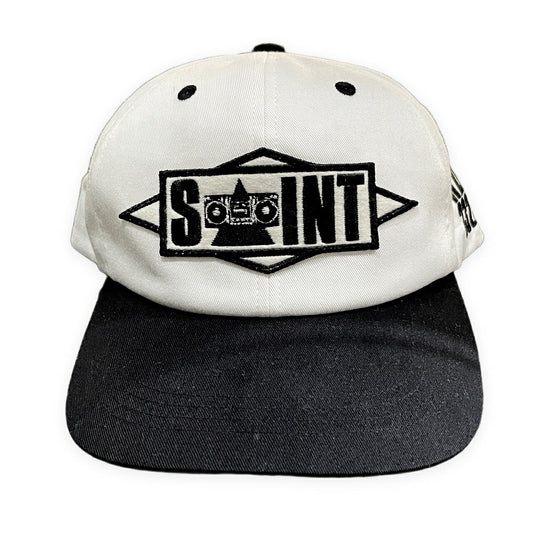 SAINT MICHAEL 25AW Embroidered Cap White Size ONE SIZE