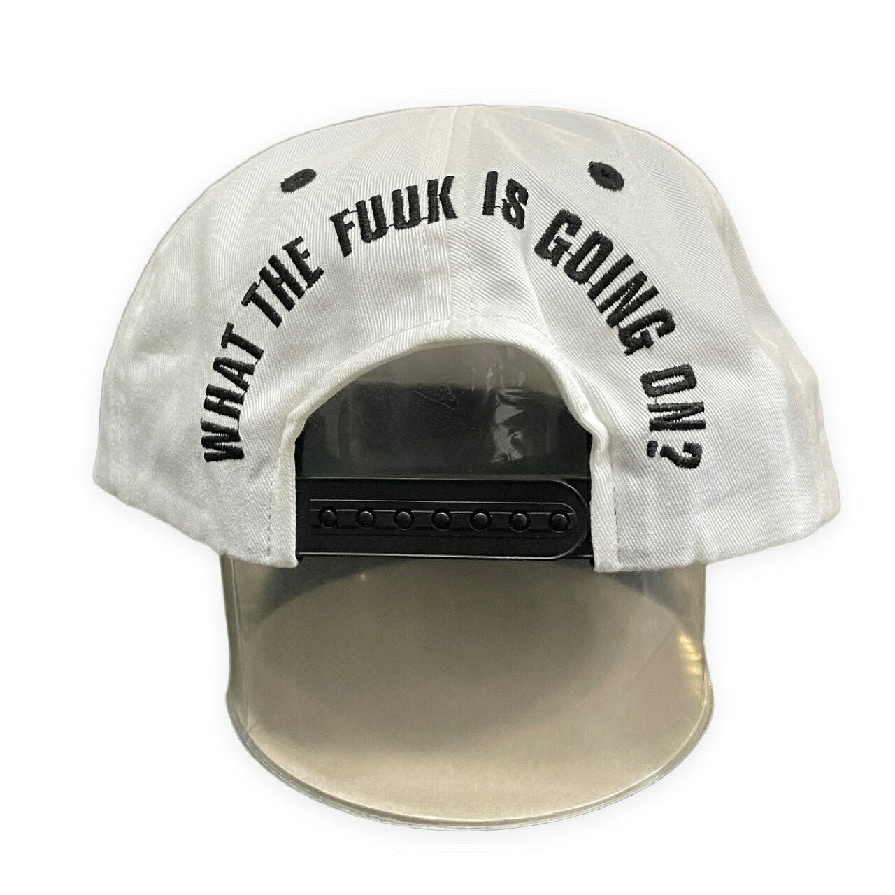 SAINT MICHAEL 25AW Embroidered Cap White Size ONE SIZE