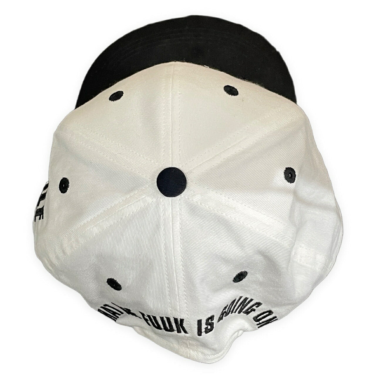 SAINT MICHAEL 25AW Embroidered Cap White Size ONE SIZE