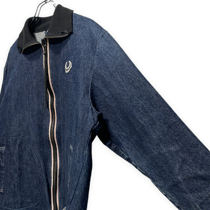 [-]Minus 24SS Selvedge Denim Slash Seam Jacket Blue Size 2
