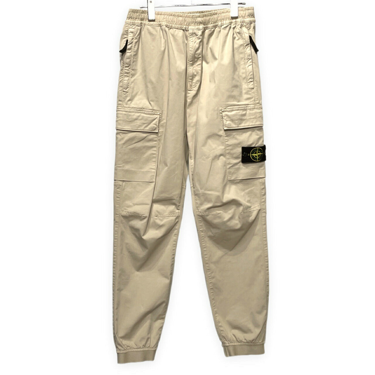 STONE ISLAND 25AW Supima Cotton Twill Joggers Beige Size W31