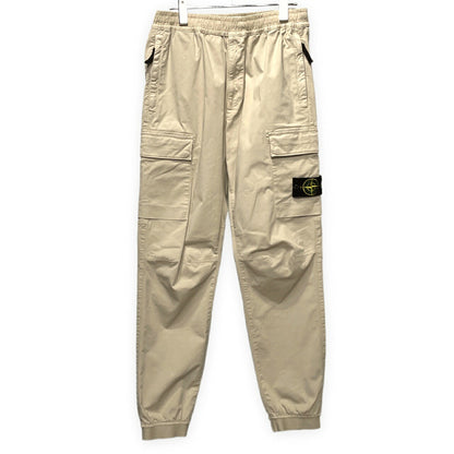 STONE ISLAND 25AW Supima Cotton Twill Joggers Beige Size W31