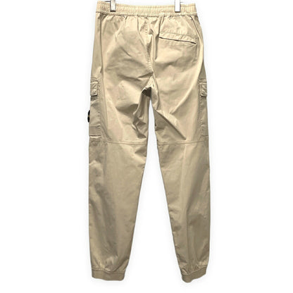 STONE ISLAND 25AW Supima Cotton Twill Joggers Beige Size W31