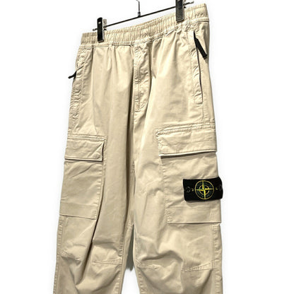 STONE ISLAND 25AW Supima Cotton Twill Joggers Beige Size W31