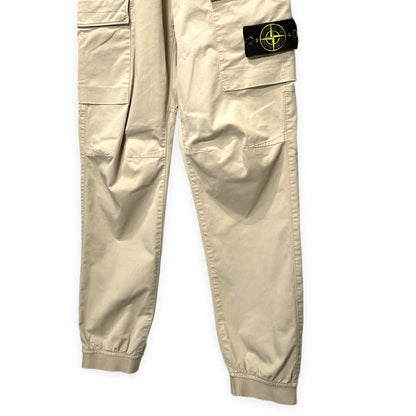 STONE ISLAND 25AW Supima Cotton Twill Joggers Beige Size W31