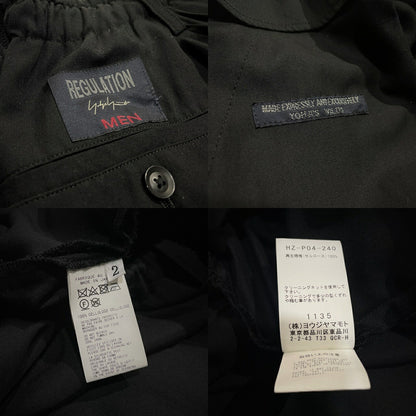 REGULATION Yohji Yamamoto MEN 23SS Pants Black Size 2