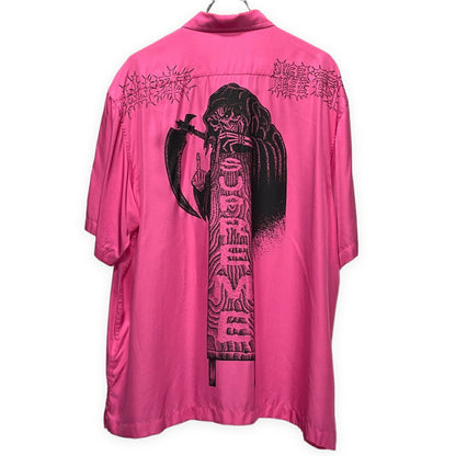 Supreme Y's 25AW Silk Rayon Skull Print S/S Shirt Size L