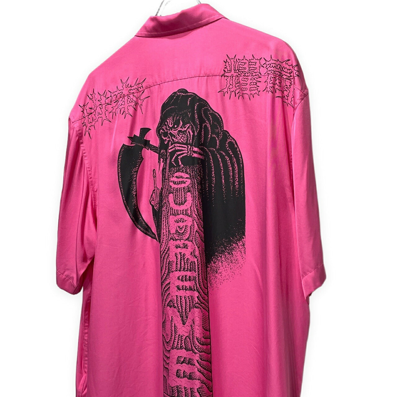 Supreme Y's 25AW Silk Rayon Skull Print S/S Shirt Size L